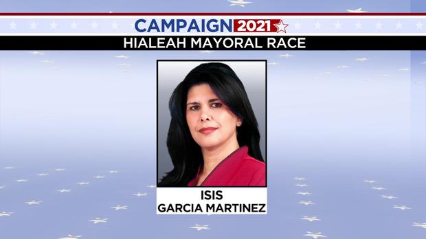 Hialeah Mayoral Race Candidate Isis Garcia Martinez. 