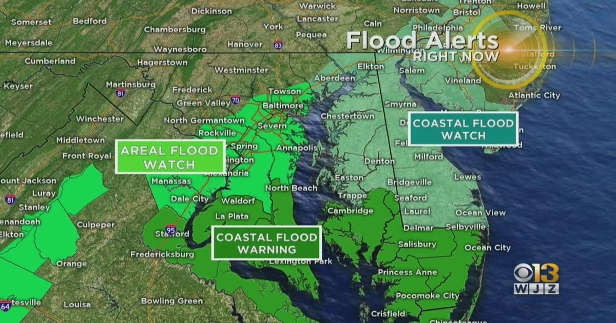 Maryland Weather Watches & Warnings Issued For Most Of Maryland CBS