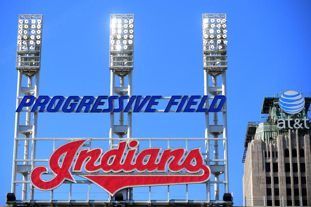 Cleveland Guardians Progressive Field sign