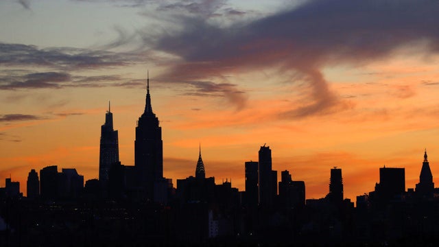 Sunrise on Election Day in New York City 