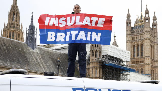 Insulate Britain activists prostest in London 