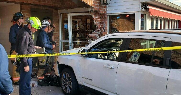 Car Crashes Into Building Off W. Joppa Road In Lutherville CBS Baltimore