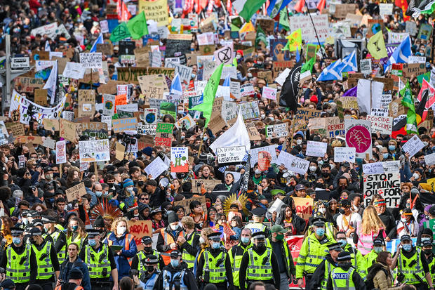 Fridays For Future COP26 Scotland March 