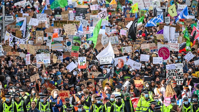 Fridays For Future COP26 Scotland March 