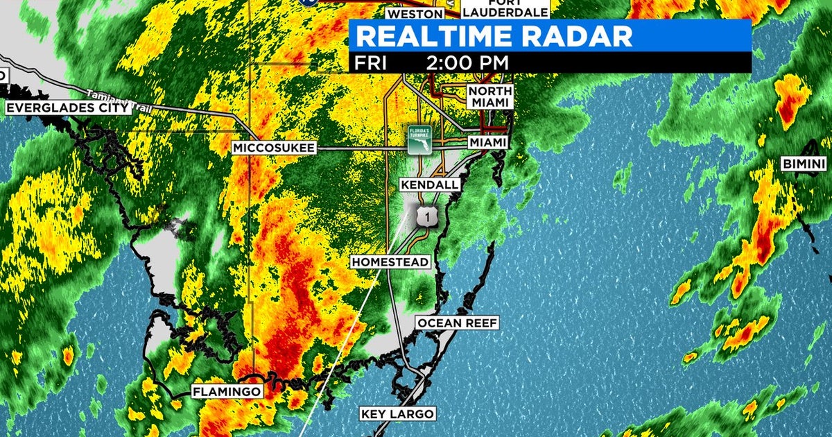 Soggy Start To The Weekend Leaves Parts Of Miami-Dade Flooded - CBS Miami