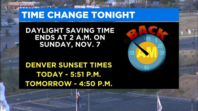Daylight Saving Time Ends 