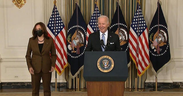 Biden celebrates bipartisan victory after House passes $1.2 trillion ...