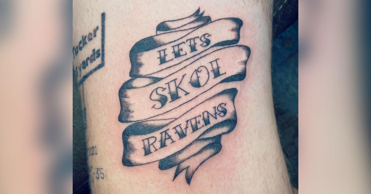 Ravens fan will continue to get tattoos until team wins Super Bowl - ESPN -  Baltimore Ravens Blog- ESPN