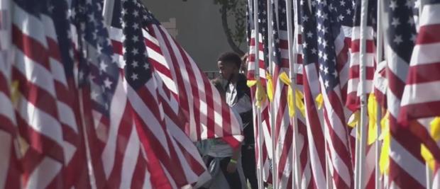 Hundreds Of Flags On Display In Murrieta Ahead Of Veterans Day 
