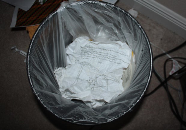 Bender murder plan in trashcan