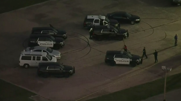 Deadly double shooting scene in Haltom City 