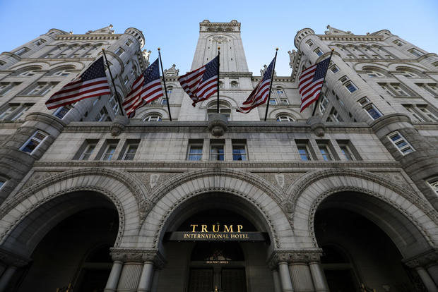 A view of the Trump International Hotel in Washington, D.C., on Oct. 18, 2021. 