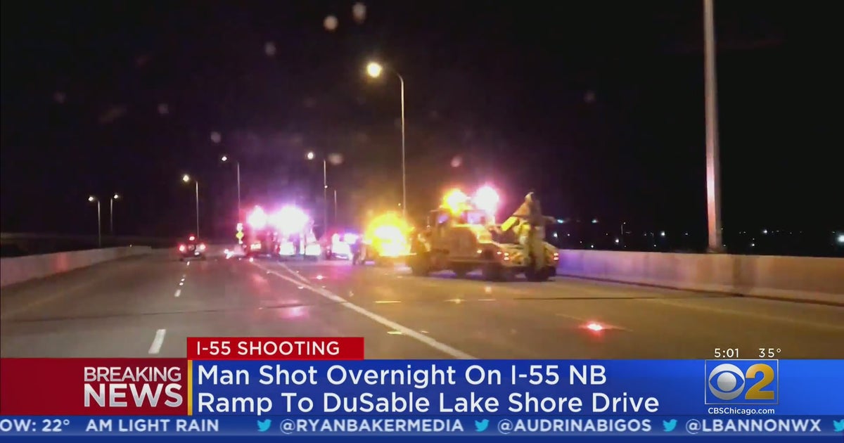 Man Shot While Driving On I-55 Ramp To Lake Shore Drive - CBS Chicago