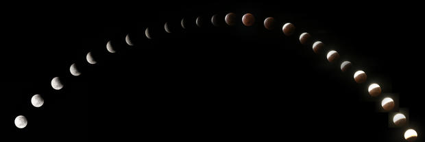 Lunar Eclipse In Bogota 