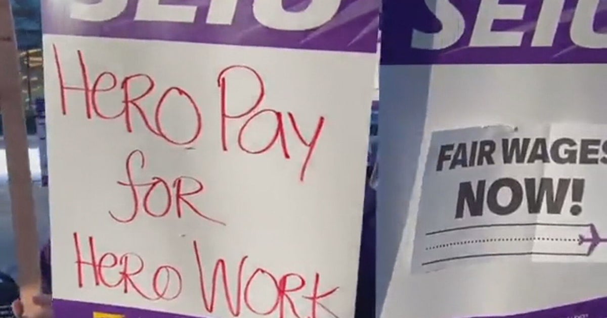 Union DIA Janitor Strike Ends With 'Historic' Agreement CBS Colorado