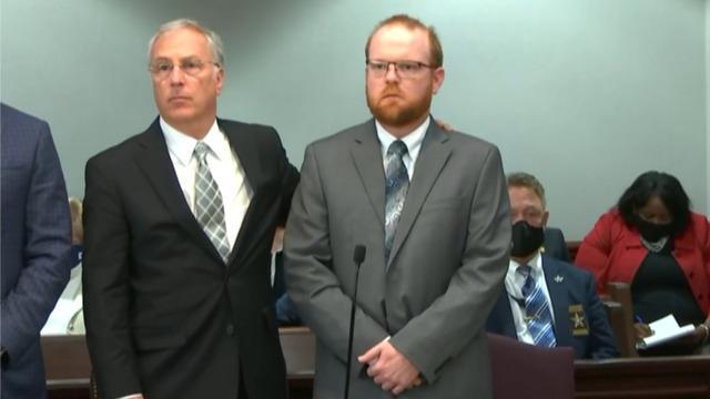 Travis McMichael  in court for verdict 