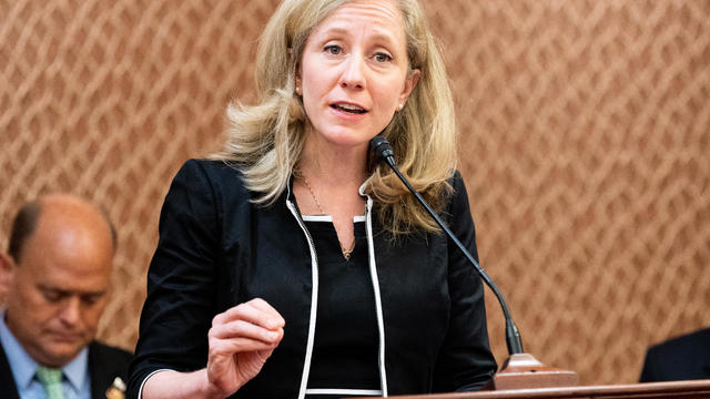 U.S. Representative Abigail Spanberger (D-VA) speaking at a 