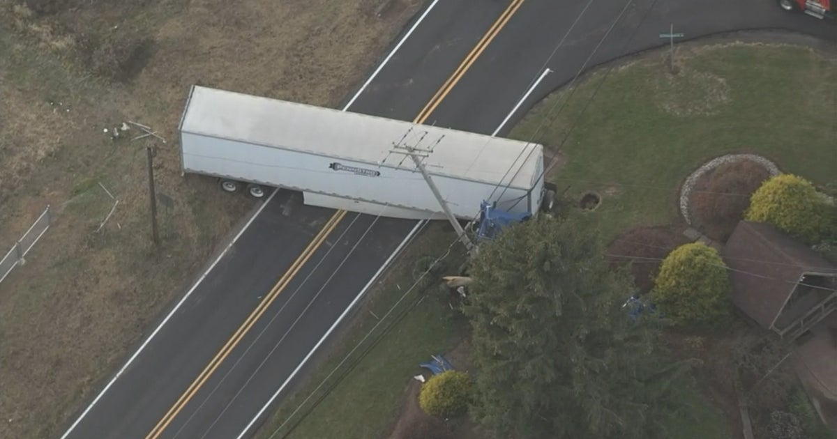 Power Outages In Montgomery County After TractorTrailer Crashes Into