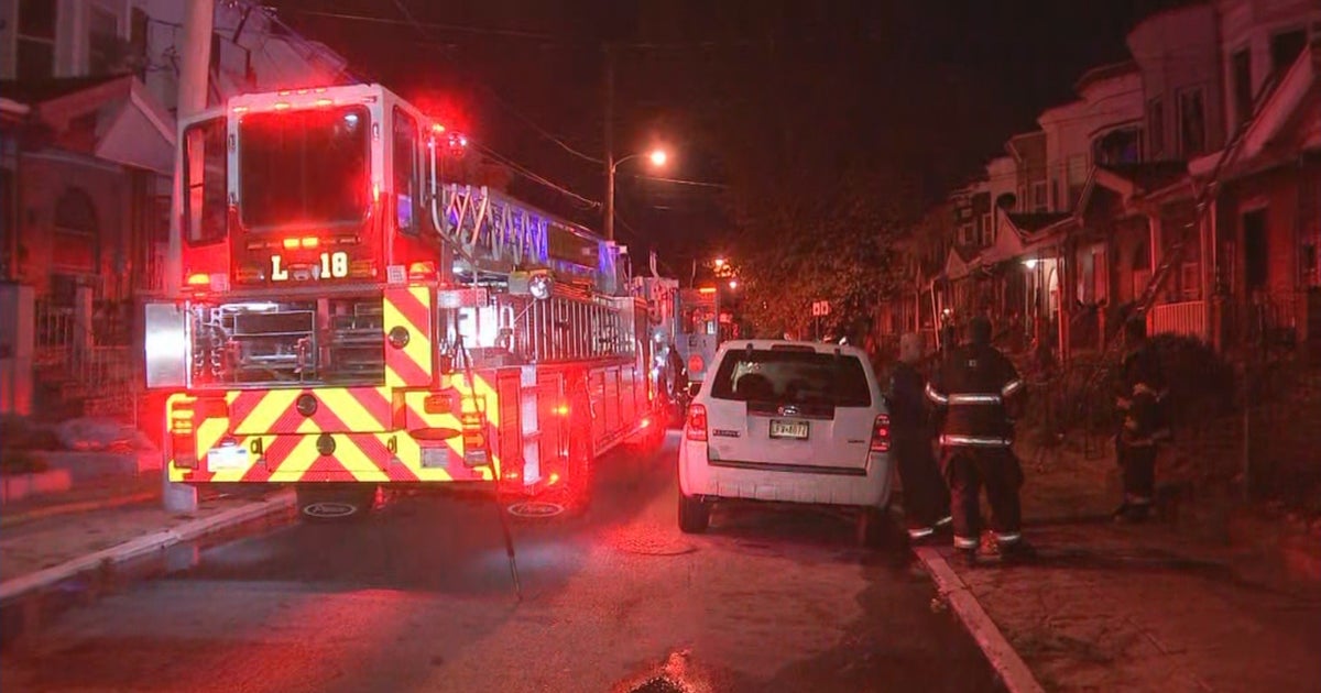 North Philadelphia House Fire Sends 56-Year-Old To The Hospital - CBS ...