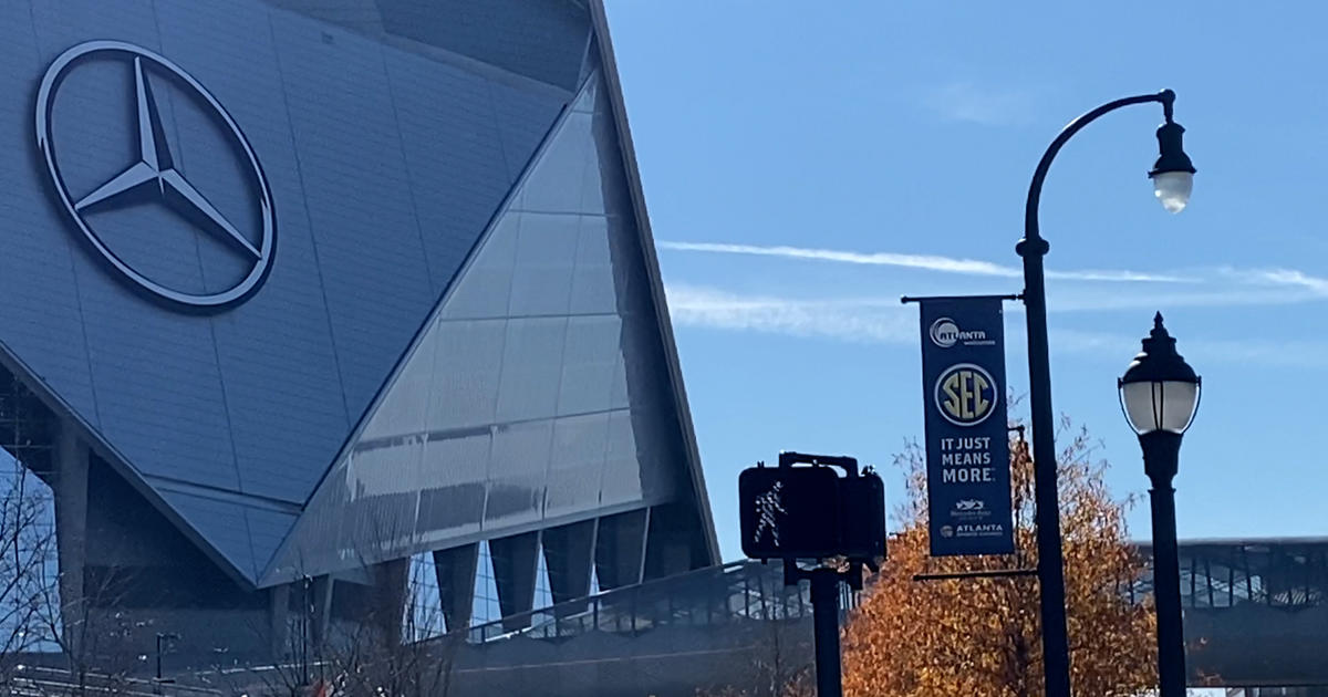 Officials Prepare For 2021 SEC Championship At Mercedes Benz Stadium in