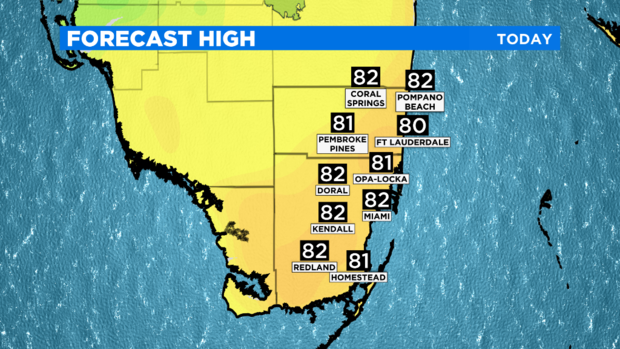 SFL FCST High TODAY 