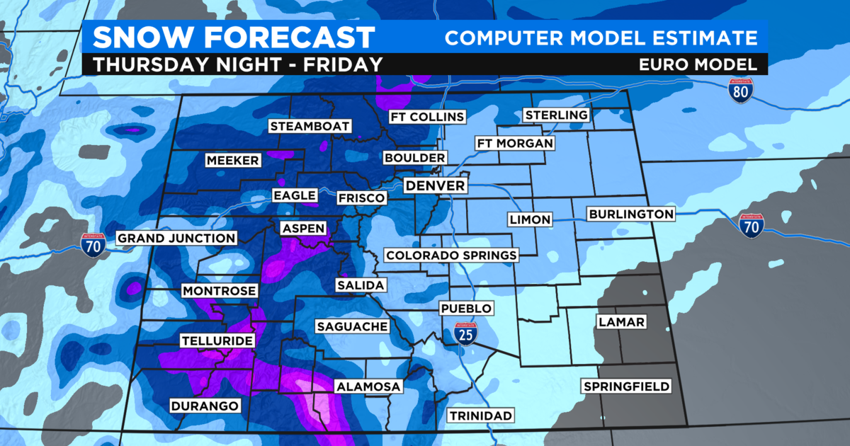 Denver Weather The First Snow Of The Season Should Arrive Friday, 7