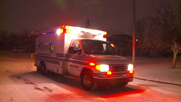 Ambulance in Winter 