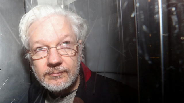 FILE PHOTO: WikiLeaks' founder Julian Assange leaves Westminster Magistrates Court in London 