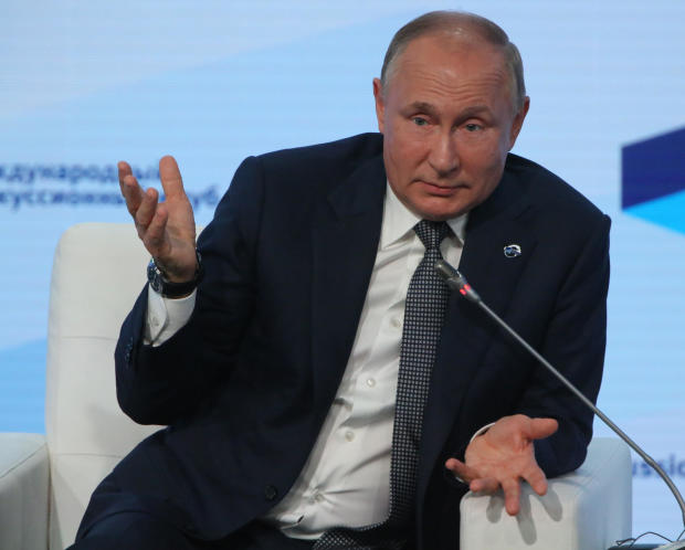 Russian President Putin Meets Valdai Discussion Club During Annual Meeting 
