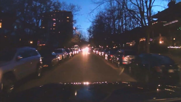 Denver street nighttime 