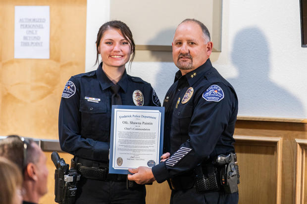 Frederick Crash Commendation (Officer Shawna Paintin, from Frederick PD) 