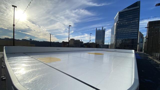 A special place': Rooftop ice rink opens to residents at the former  Kaufmann's store Downtown