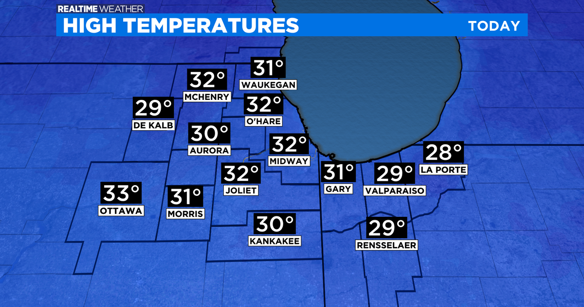 Chicago Weather: Temperatures In The Teens Wednesday Morning - CBS Chicago