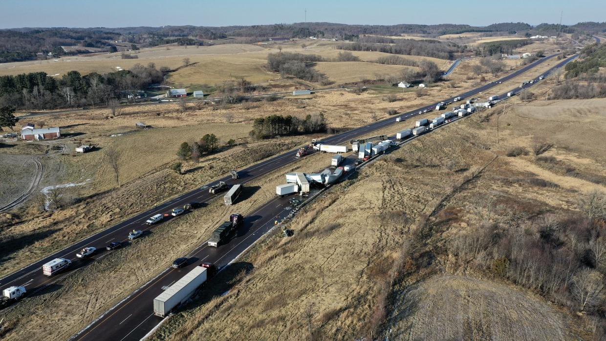 I-94 In Western Wisconsin Reopens After Icy Roads Led To Pile-Up - CBS ...