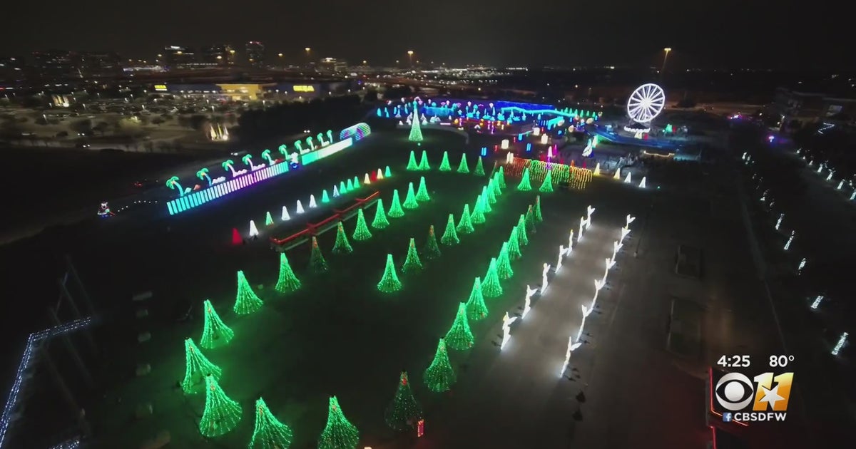 Discover DFW Radiance Light Display In Frisco CBS Texas