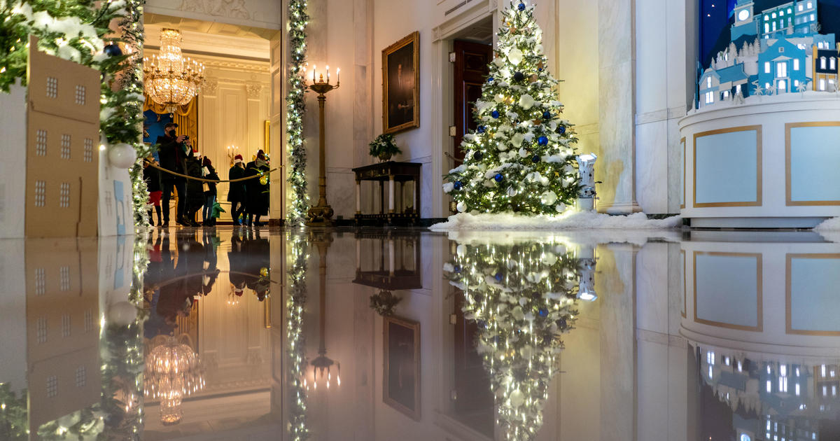 Trump is back -- on the Bidens' Christmas tree at the White House