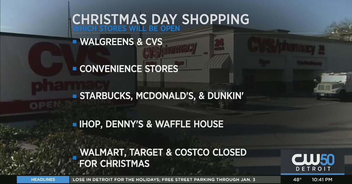 What Stores Are Open On Christmas Day 2021? CBS Detroit