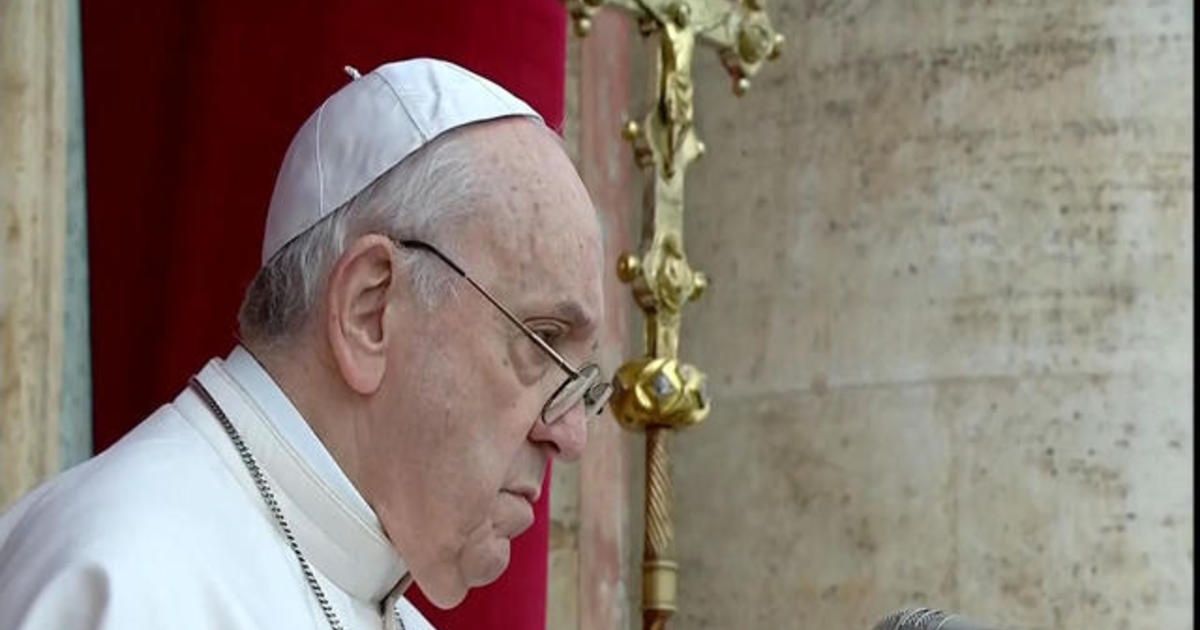 Pope Francis delivers Christmas Day message of unity CBS News
