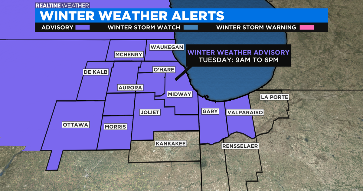 Chicago Weather: Winter Weather Advisory In Effect - CBS Chicago