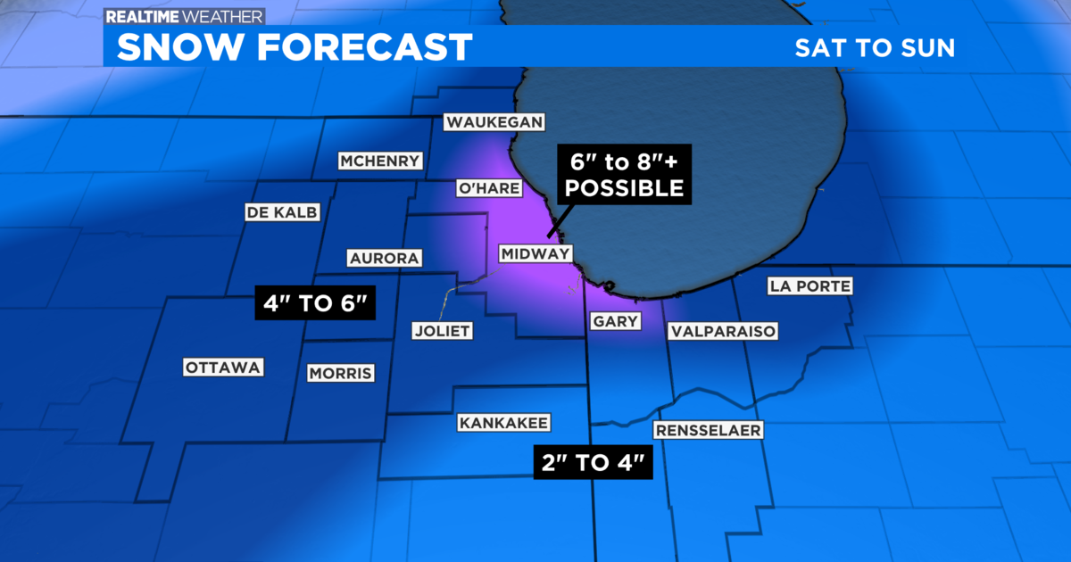 Chicago Weather Winter Storm Watch For The New Year Weekend CBS Chicago