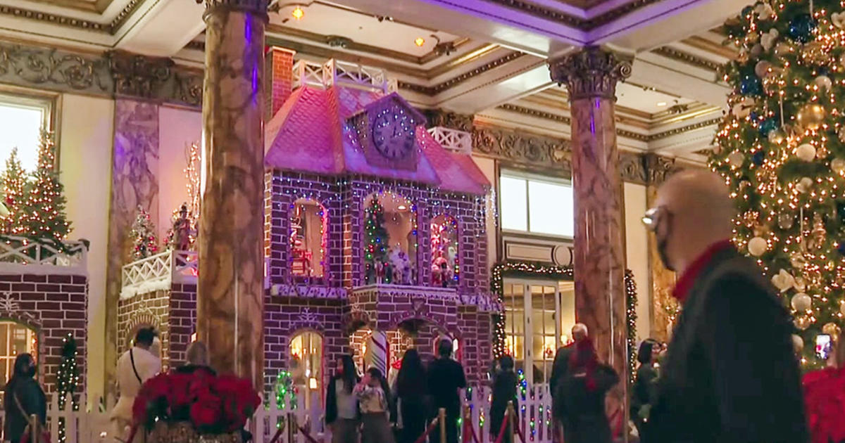 Mega Gingerbread House Returns To San Francisco Fairmont Hotel CBS