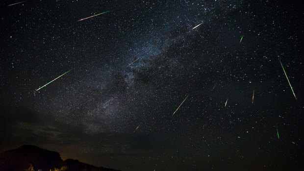 Perseid Meteor Show Captured In Big Bend National Park 