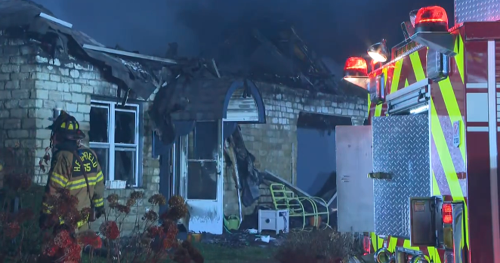 Firefighter Injured On The Scene Of House Fire In Greensburg CBS