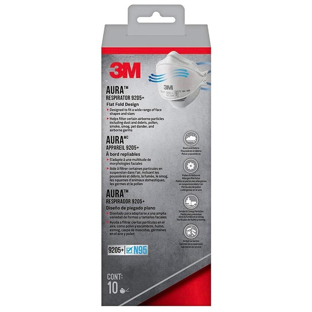 3M Aura Particulate Respirator 9205+ N95