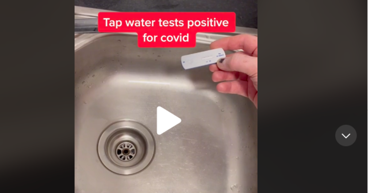 Positive COVID Test on Tap Water Just Shows You're Wasteful