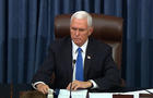 Vice President Mike Pence presides over the Senate session to ratify the 2020 presidential election 