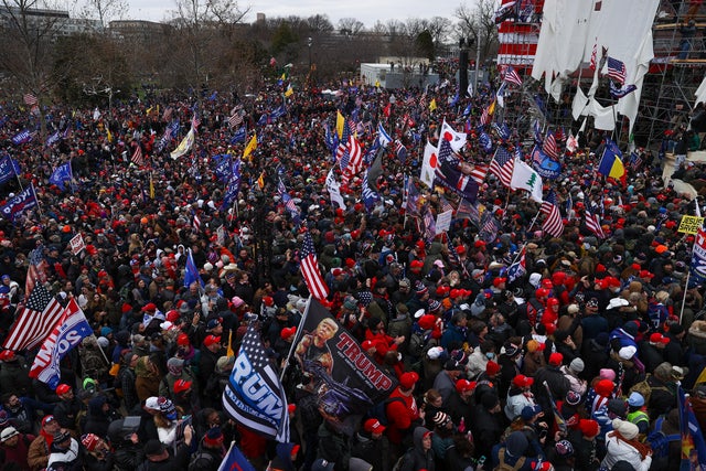 Trump supporters storm Capitol building in Washington 