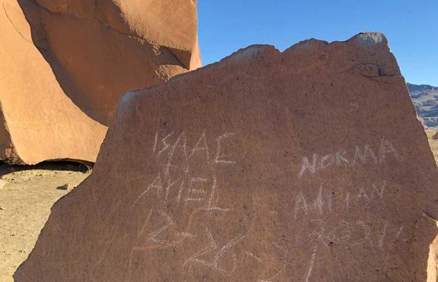 Big Bend National Park vandalism - park vandals 
