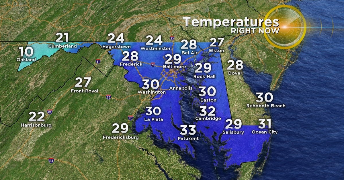 Maryland Weather Snow Gives Way To Cold & Windy Weather CBS Baltimore