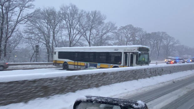mbta bus snow 